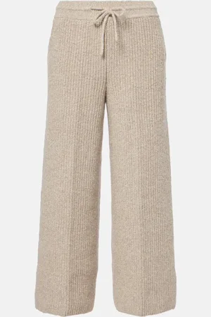 Loro Piana Culottes acanalados Valduggia de cachemir