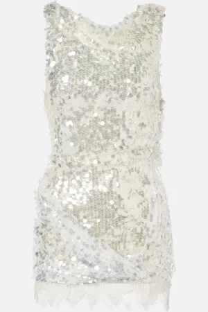CHRISTOPHER ESBER Vestido corto Opaline con lentejuelas