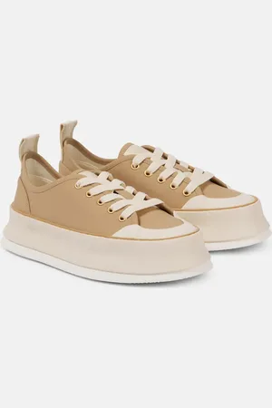 Max Mara Zapatillas con plataforma de piel