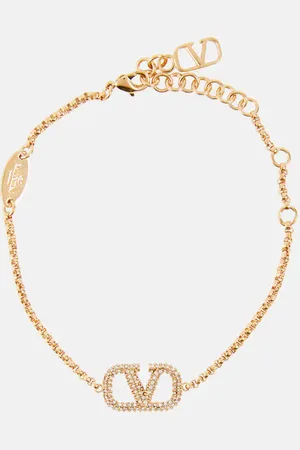 VALENTINO Pulsera VLogo adornada