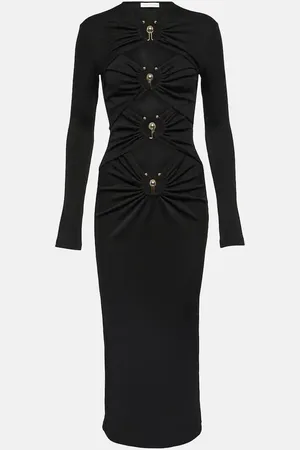 CHRISTOPHER ESBER Vestido midi Orbit de jersey con aberturas