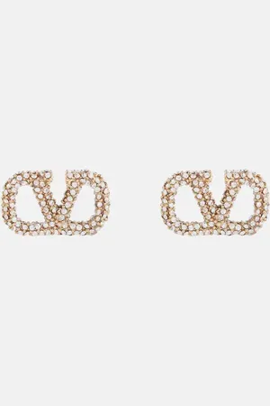 VALENTINO Pendientes VLogo adornados