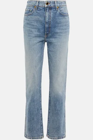 Khaite Jeans rectos Abigail de tiro alto
