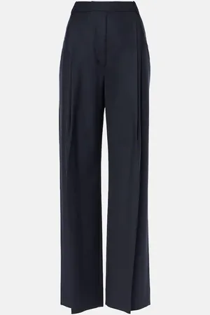 Victoria Beckham Pantalones anchos de tiro alto