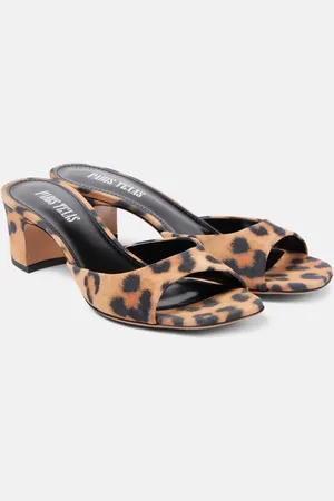 PARIS TEXAS Mules Lara de ante estampadas