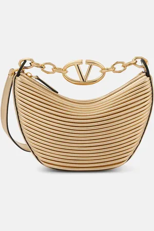 VALENTINO GARAVANI Bolso VLogo Moon Mini de piel metalizada