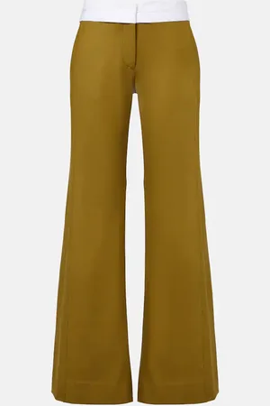 Victoria Beckham Pantalones rectos de tiro alto