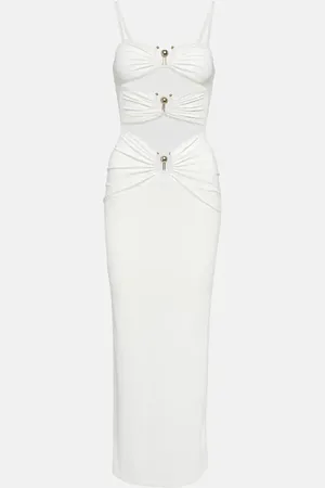 CHRISTOPHER ESBER Vestido midi Pierced Orbit con aberturas