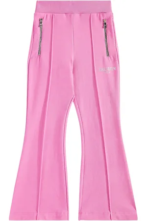 Balmain Pantalones anchos de algodón