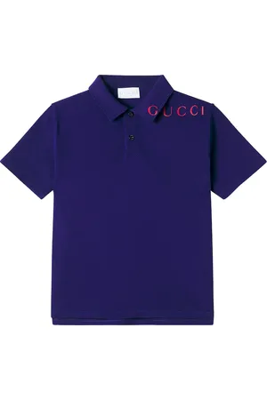 Gucci Polo de algodón con logo