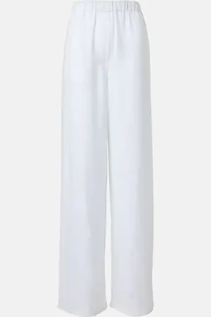 Loro Piana Pantalones anchos Valerio de lino