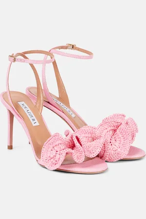 Aquazzura Sandalias Noches Tropicales 85 de rafia