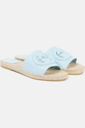Gucci Sandalias de piel con GG
