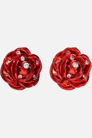 MAGDA BUTRYM Pendientes Rose con cristales