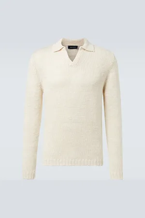 Thom Sweeney Polo en mezcla de lino