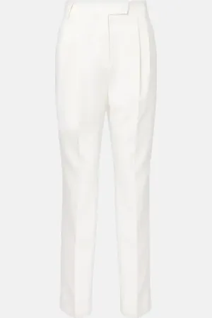 The Frankie Shop Pantalones rectos Bea de tiro alto