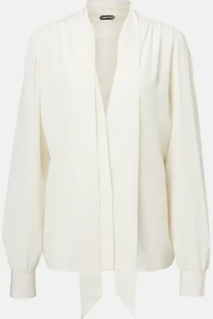 Tom Ford Blusa en crepé de china de seda