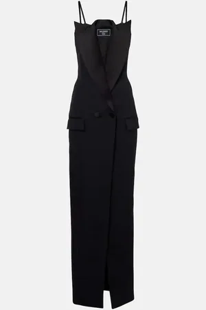 Balmain Vestido de fiesta en grain de poudre