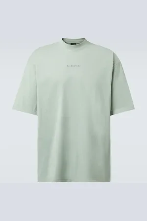 Balenciaga Camiseta en jersey de algodón con logo