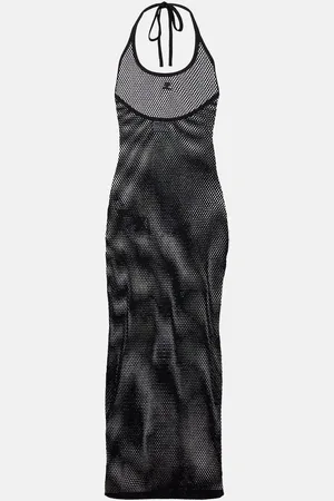 Courrèges Courrèges Vestido midi Holistic de algodón