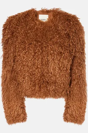 Isabel Marant Chaqueta Faustine de borrego sintético