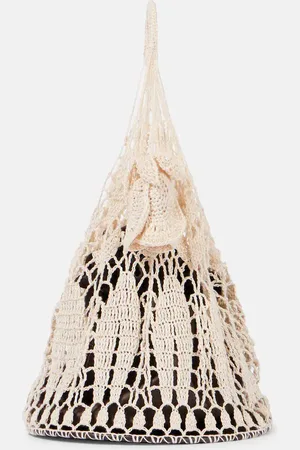 MAGDA BUTRYM Bolso de croché con aplique floral
