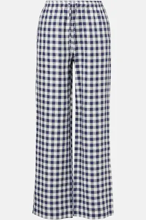 ASCENO Pantalones anchos Aurelia de lino