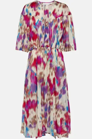 Marant Etoile Vestido midi de algodón
