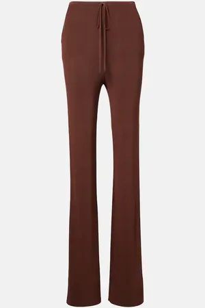 AYA MUSE Pantalones acampanados de punto