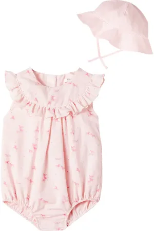 Chloé Chloé Kids Bebé - set de gorro y mono de algodón