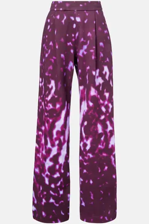 DRIES VAN NOTEN Pantalones deportivos rectos de algodón
