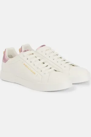 Dolce & Gabbana Zapatillas Portofino de piel adornadas