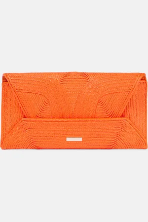 Aquazzura Clutch Vacanza de rafia