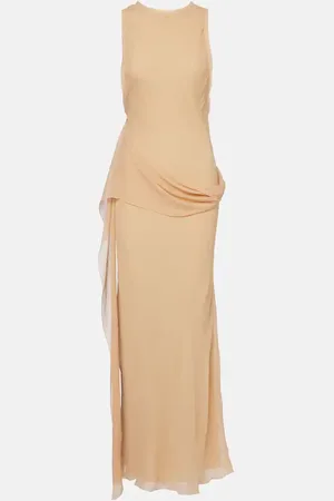 Victoria Beckham Vestido de fiesta en seda drapeado