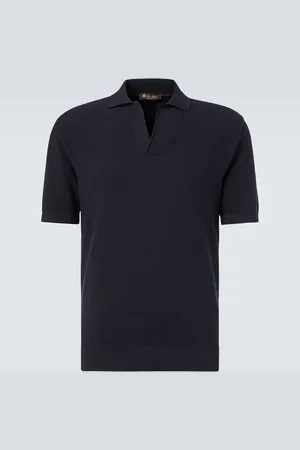 Loro Piana Polo Walkery de algodón y seda