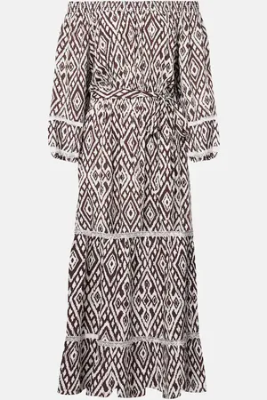 Melissa Odabash Vestido midi Eclipse estampado
