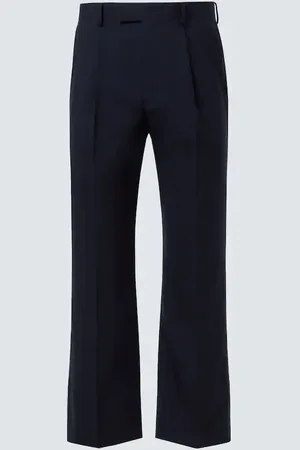 Auralee Pantalones rectos de lana