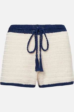 ANNA KOSTUROVA Shorts Seaside en croché de algodón