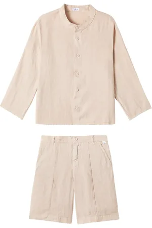 Il gufo Set de camiseta y shorts de lino