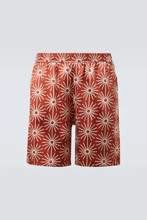 Frescobol Carioca Shorts Palma en mezcla de seda estampados