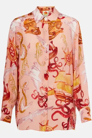 Farm Rio Camisa Nautical Wonder estampada