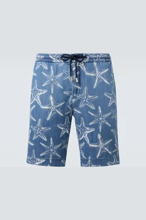 Vilebrequin Bermudas en denim estampadas