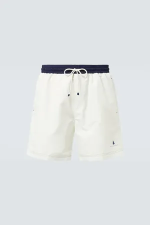 Brunello Cucinelli Bañador con logo