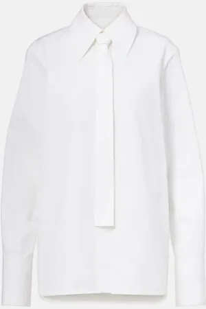 Jil Sander Camisa de popelín de algodón