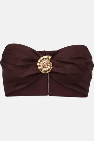 Adriana Degreas Top bandeau en mezcla de algodón