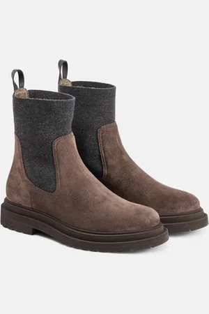 Brunello Cucinelli Botines de ante