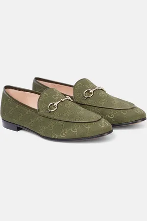 Gucci Mocasines Jordaan GG de lona