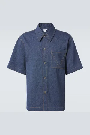 Bottega Veneta Camisa en punto de lana y algodón