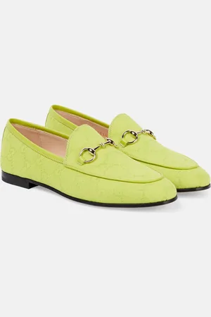 Gucci Mocasines Jordaan GG de lona