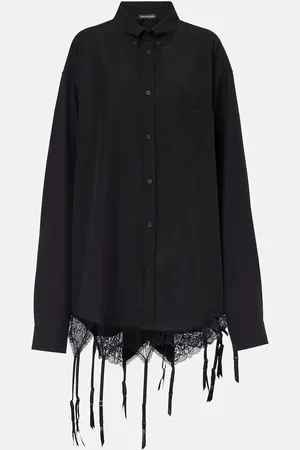 Balenciaga Camisa oversize de popelín